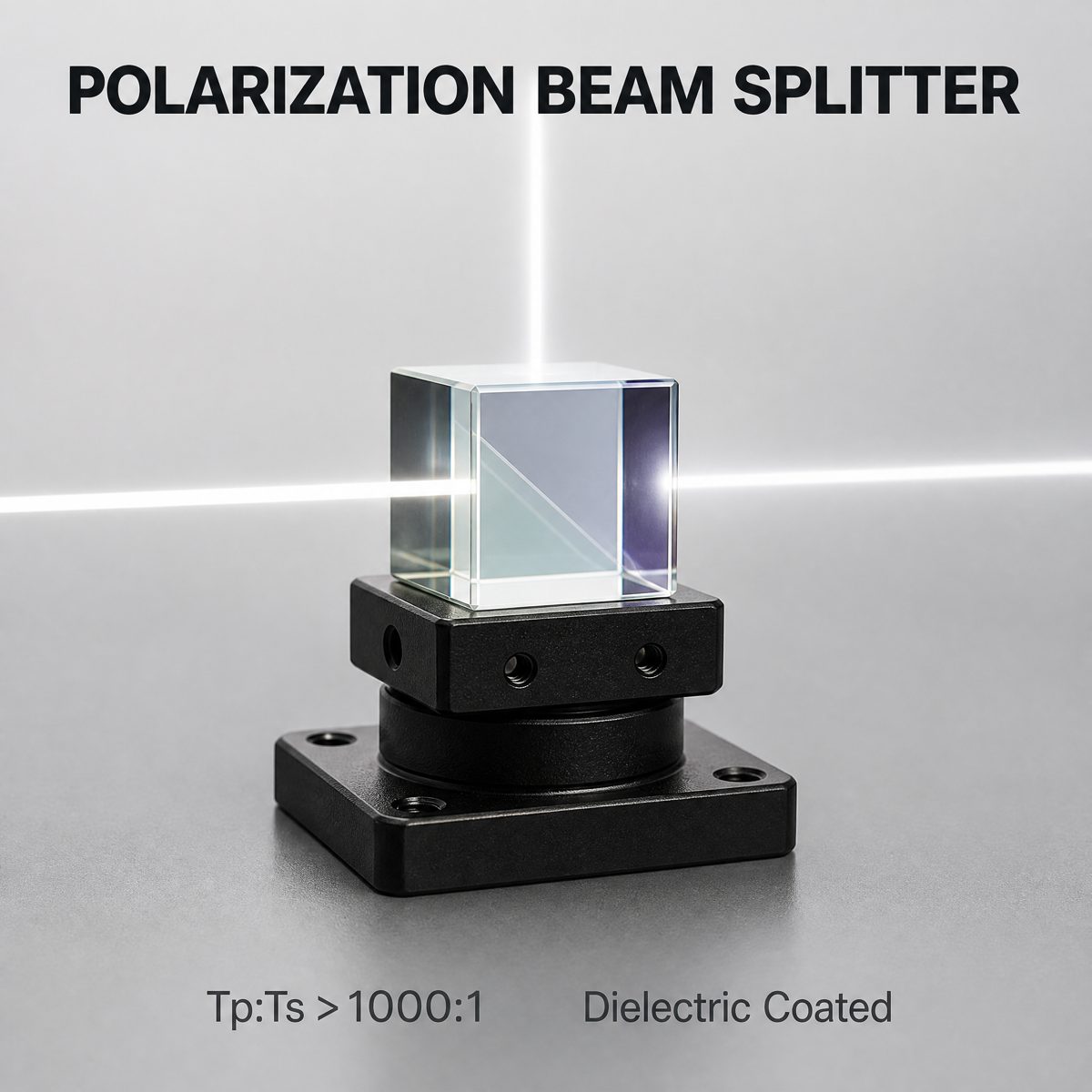 10x1 mm BK7 Cube Beamsplitter — image 1