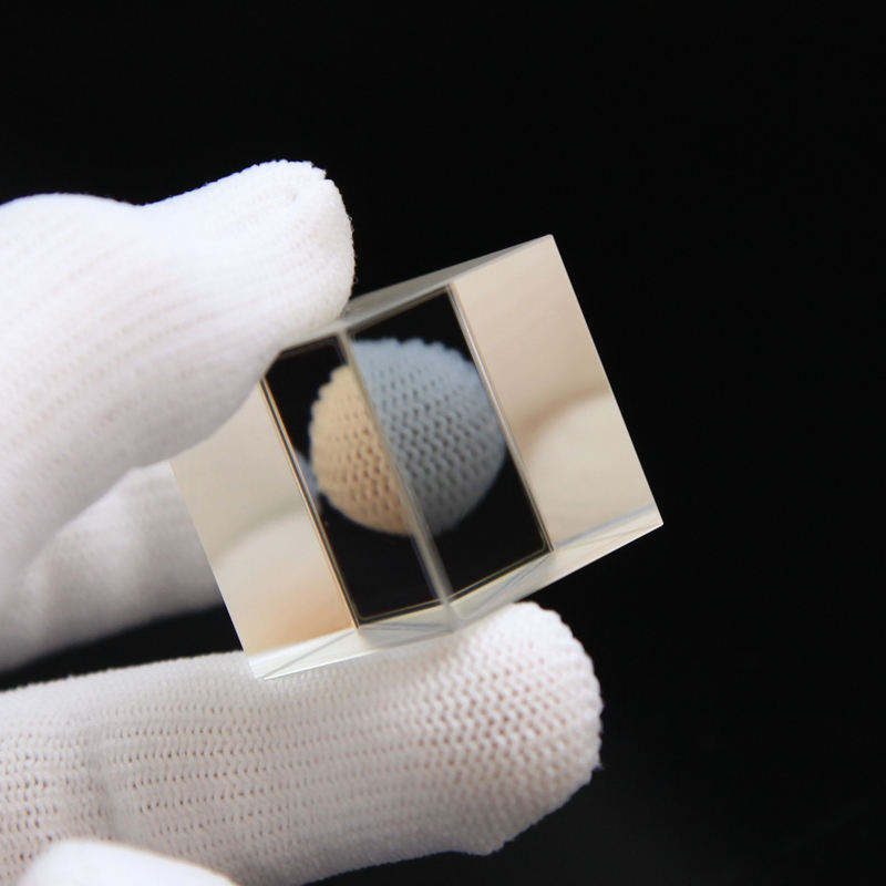Custom Size BK7 Cube Beamsplitter, AR Coated — image 1
