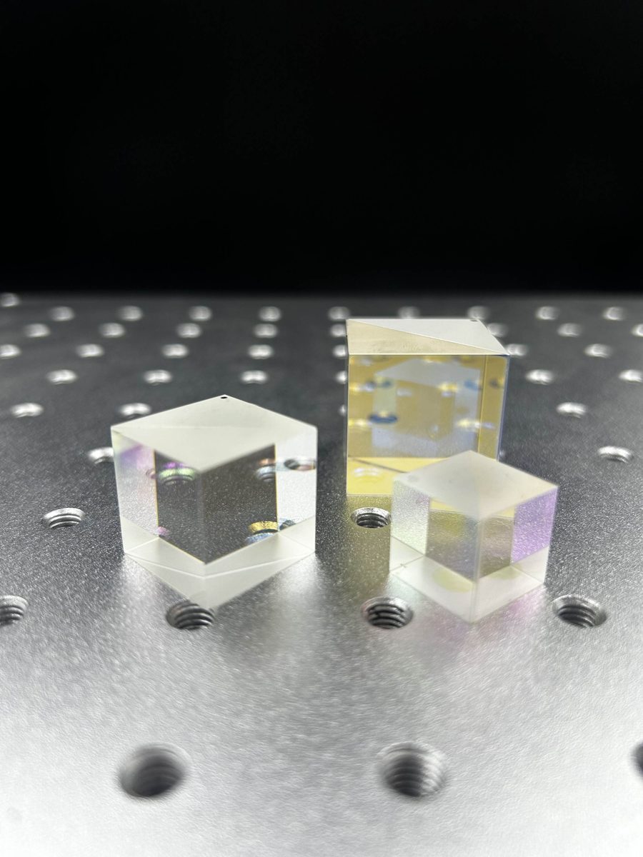 Custom Size BK7 Cube Beamsplitter, AR Coated — image 1