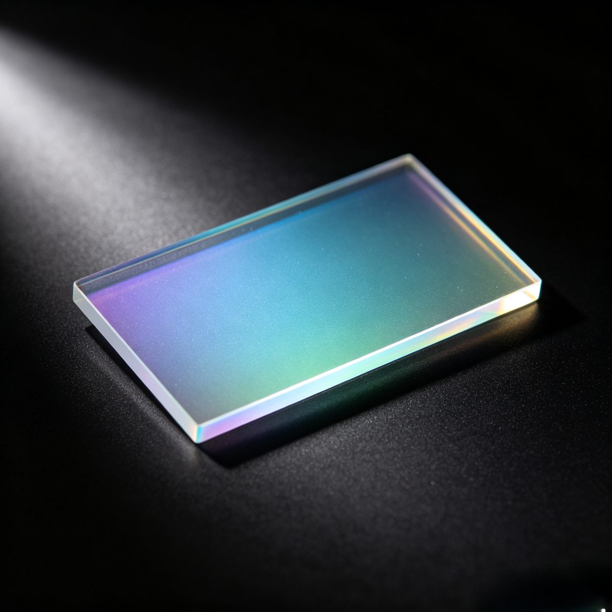 Custom Size BK7 Plate Beamsplitter, AR Coated — image 1