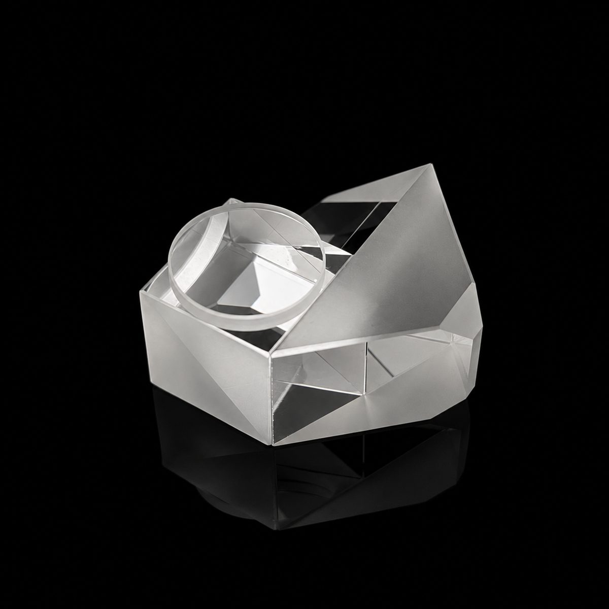 Custom Size BK7 Porro Optical Prism, AR Coated — image 1