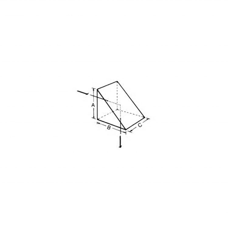 2 mm BK7 Right-angle Optical Prism, AR Coated — image 1