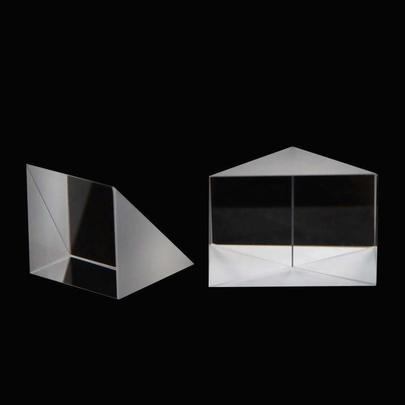 Custom Size BK7 Right-angle Optical Prism, AR Coated — image 1