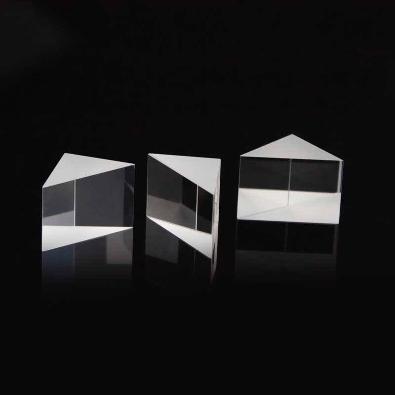 Custom Size BK7 Right-angle Optical Prism, AR Coated — image 1