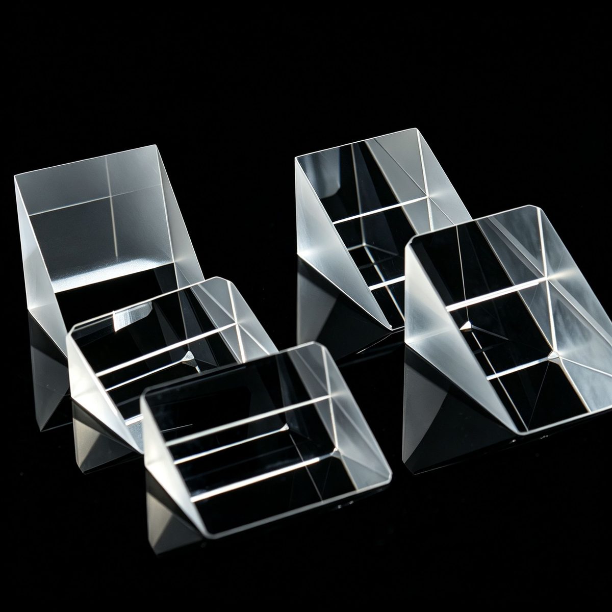 Custom Size BK7 Roof Optical Prism, AR Coated — image 1