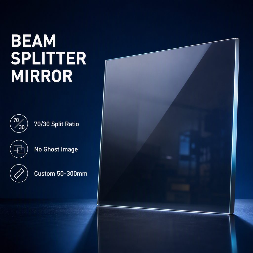 50x1 mm BK7 Round Beamsplitter — image 1