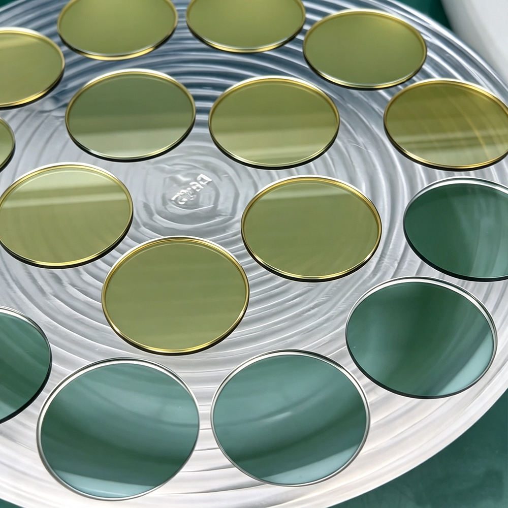 Custom Size BK7 Round Optical Filter, AR Coated — image 1