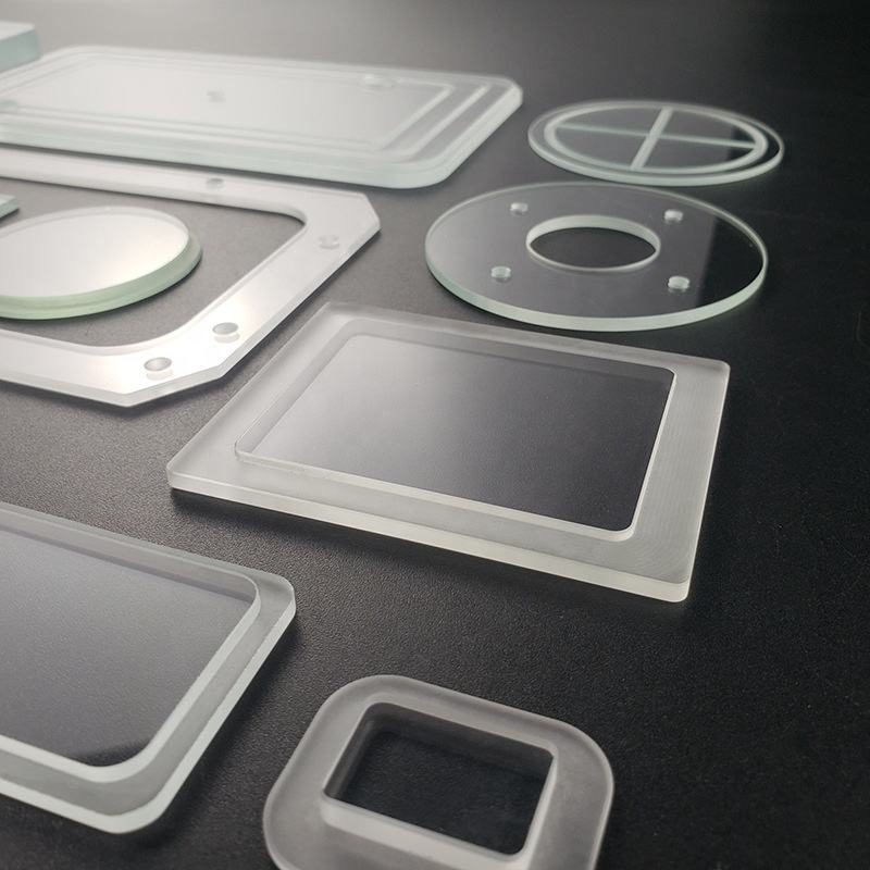 Custom Size Borosilicate Step Optical Window, AR Coated — image 1