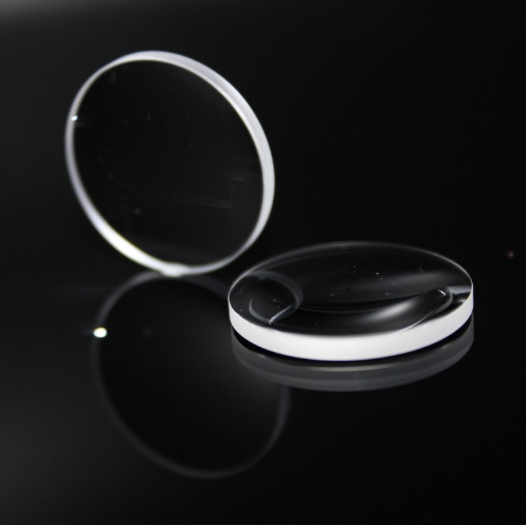 5 mm CaF2 Biconvex Lens, AR Coated — image 1