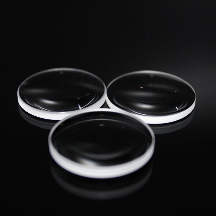 5 mm CaF2 Biconvex Lens, AR Coated — image 1