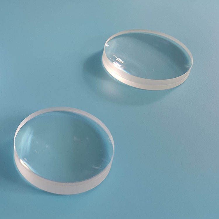 100 mm CaF2 Round Optical Window, AR Coated — image 1