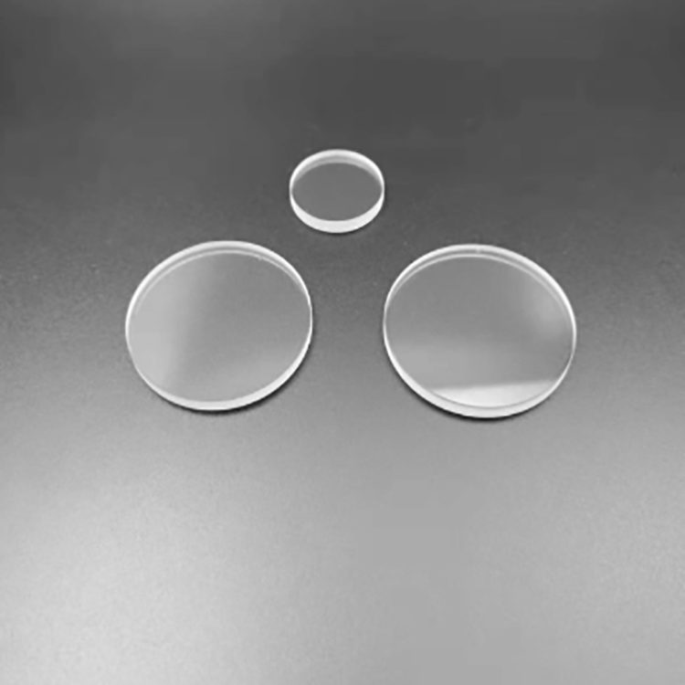10x1 mm CaF2 Round Optical Window — image 1