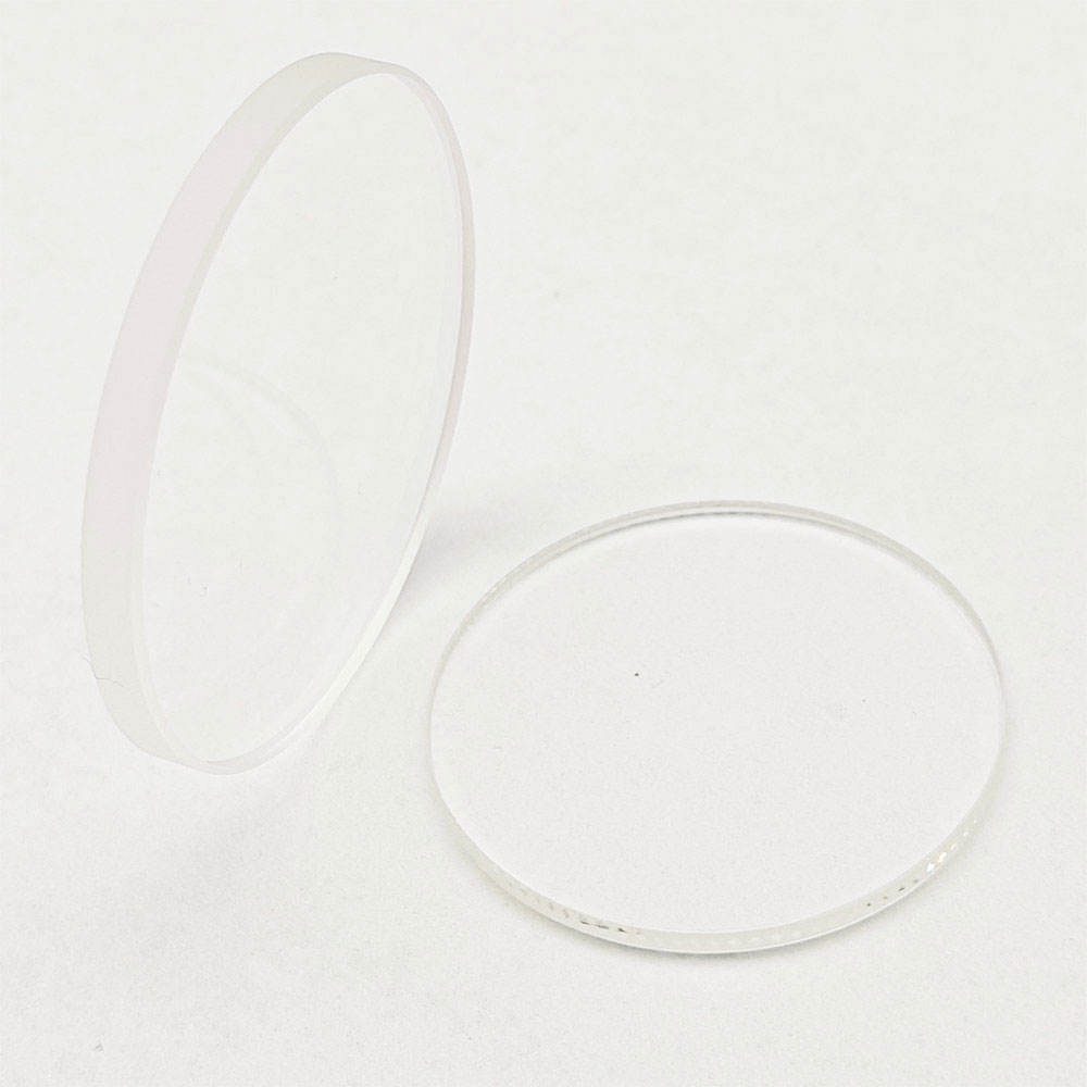350x1 mm CaF2 Round Optical Window, AR Coated — image 1
