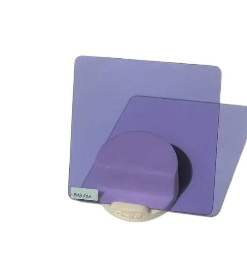 Custom Size Colored Glass Optical Filter, AR Coated