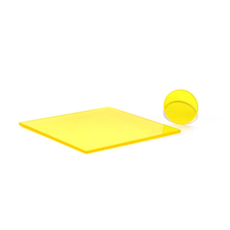 Custom Size Colored Glass Optical Filter