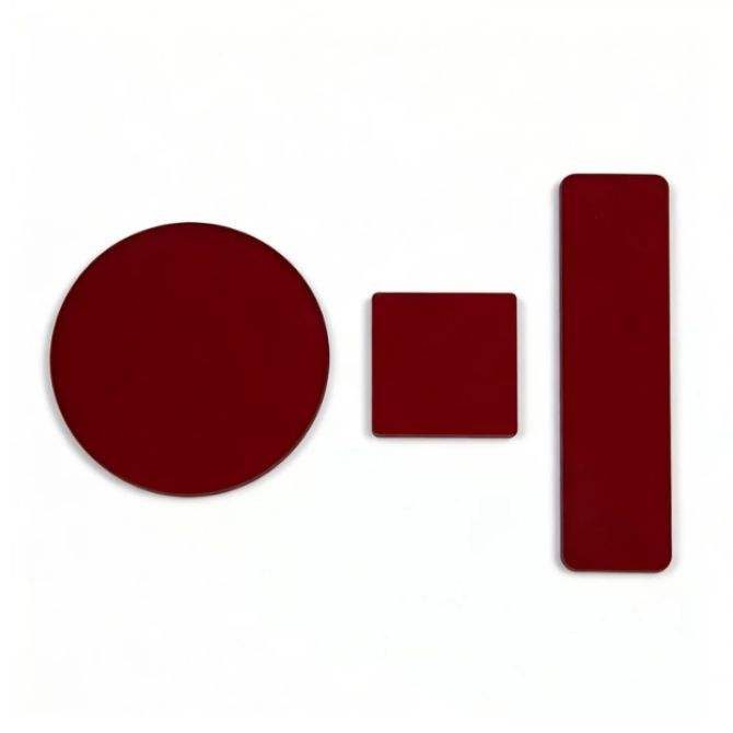 Custom Size Colored Glass Optical Filter