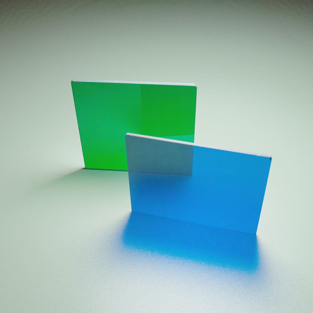 5x0.5 mm Colored Glass Round Optical Filter