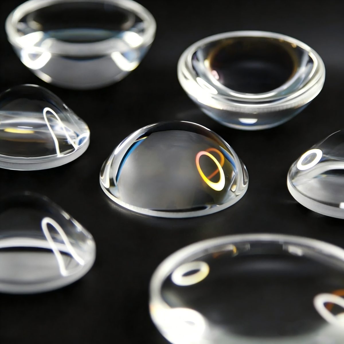 300 mm Fused Silica Aspheric Lens, AR Coated — image 1