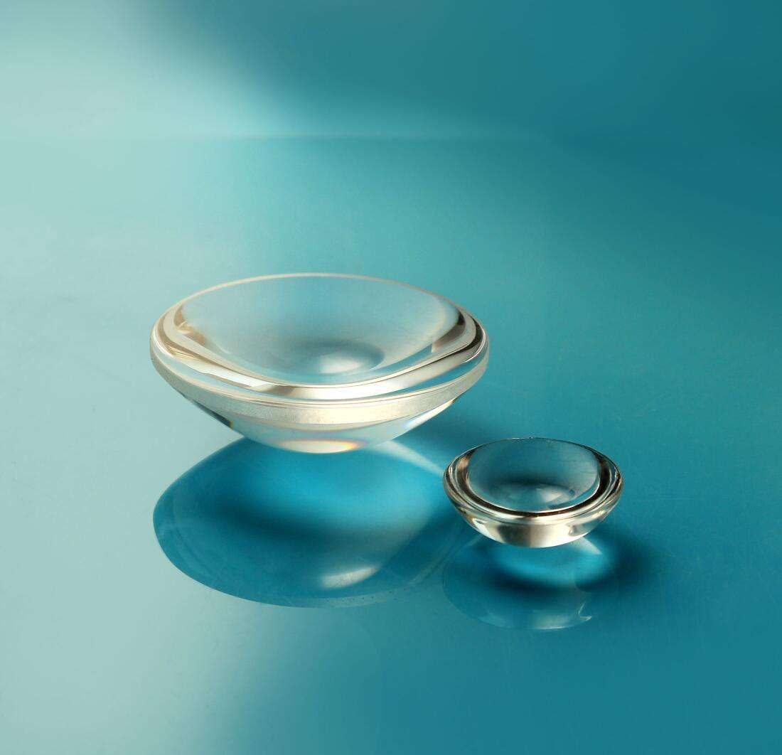 69 mm Fused Silica Aspheric Lens, AR Coated — image 1