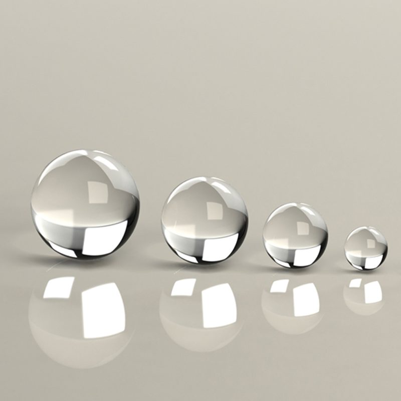 1 mm Fused Silica Ball Lens, AR Coated — image 1