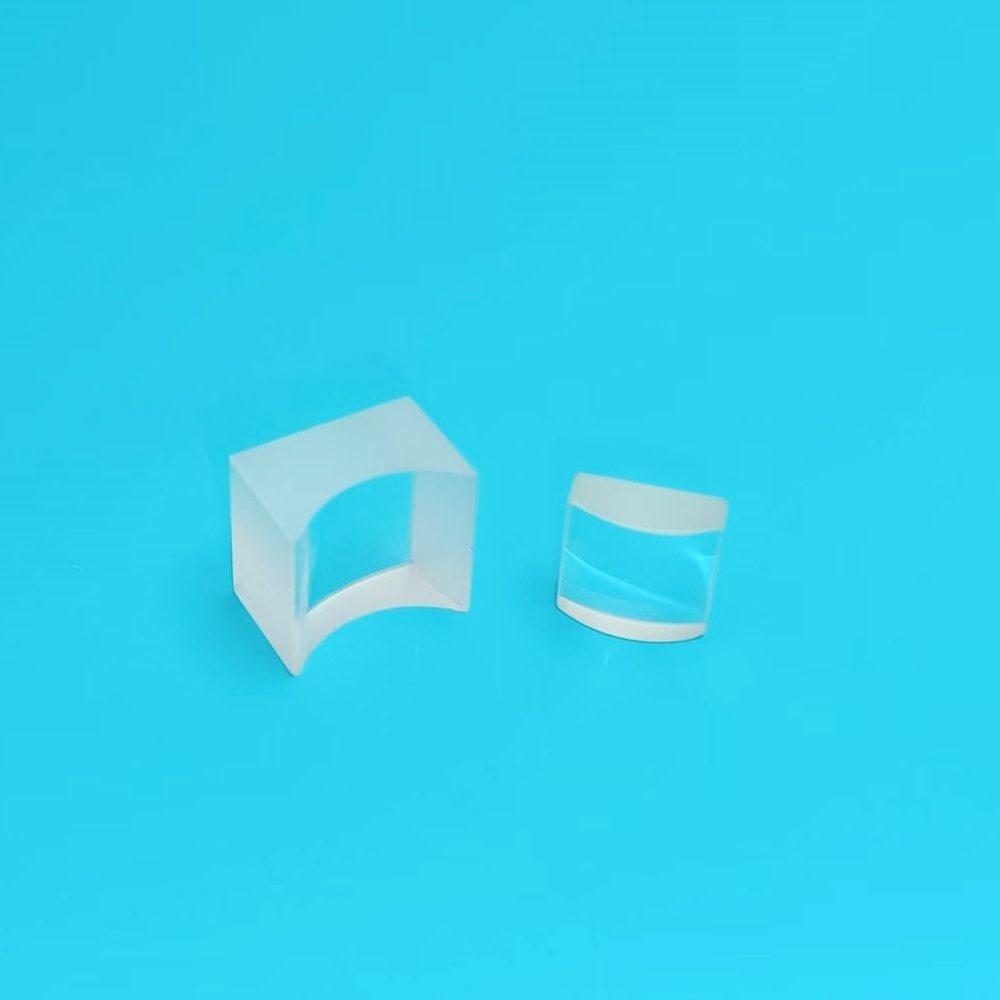 Custom Size Fused Silica Biconcave Lens, AR Coated — image 1