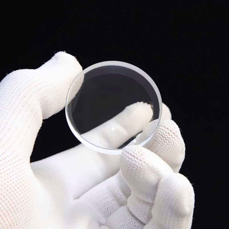 Custom Size Fused Silica Biconcave Lens, AR Coated — image 1