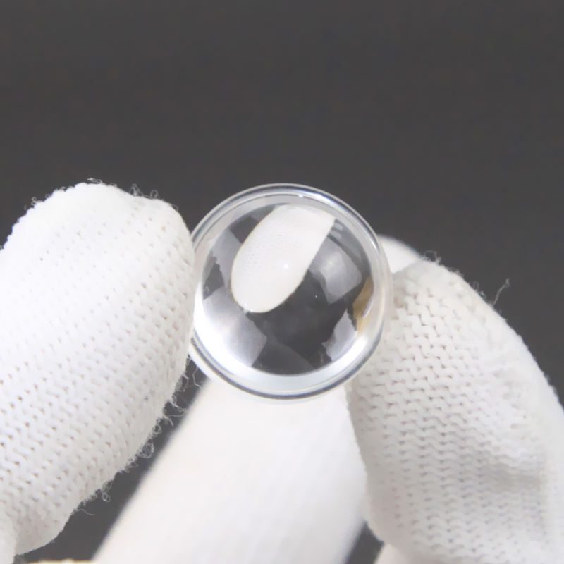 12 mm Fused Silica Biconvex Lens, AR Coated — image 1