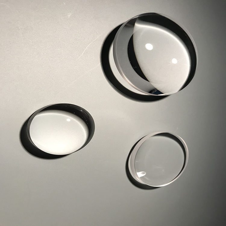 5x50 mm Fused Silica Biconvex Lens, AR Coated — image 1
