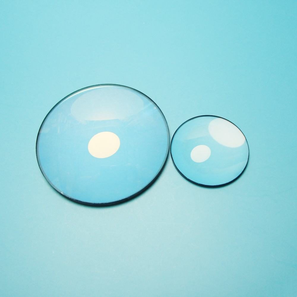 Custom Size Fused Silica Biconvex Lens, AR Coated — image 1