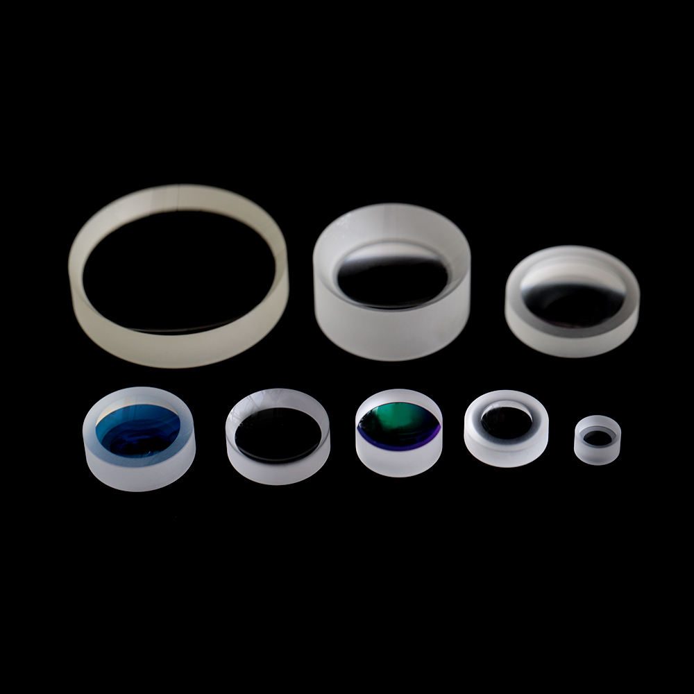 3x25 mm Fused Silica Concave Lens, AR Coated — image 1
