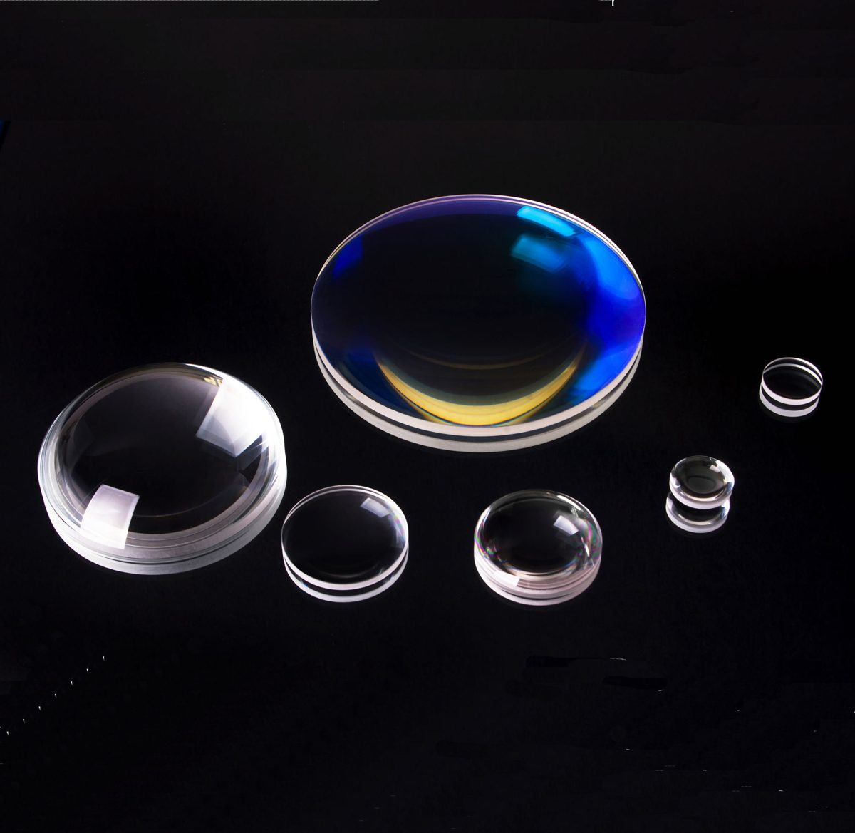 1 mm Fused Silica Convex Lens, AR Coated — image 1