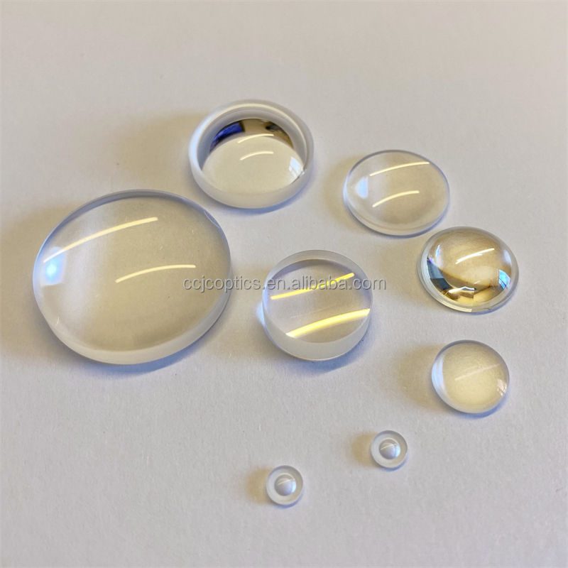 1 mm Fused Silica Convex Optical Mirror, AR Coated — image 1