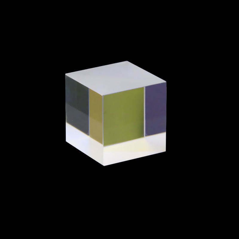 12.7 mm Fused Silica Cube Beamsplitter, AR Coated — image 1