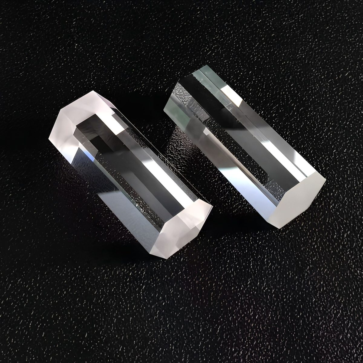 Custom Size Fused Silica Custom Optical Prism, AR Coated — image 1