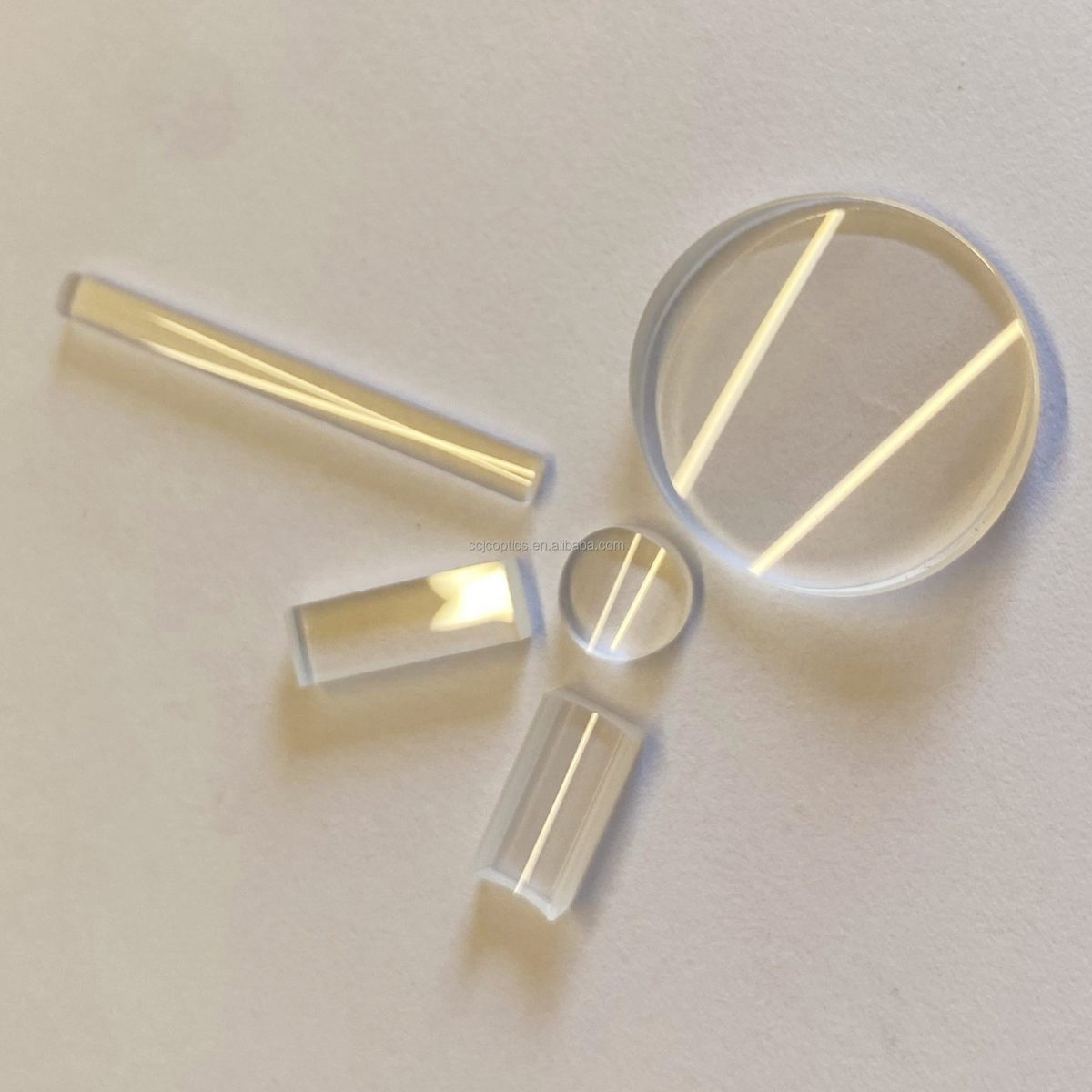 2 mm Fused Silica Cylindrical Lens, AR Coated — image 1
