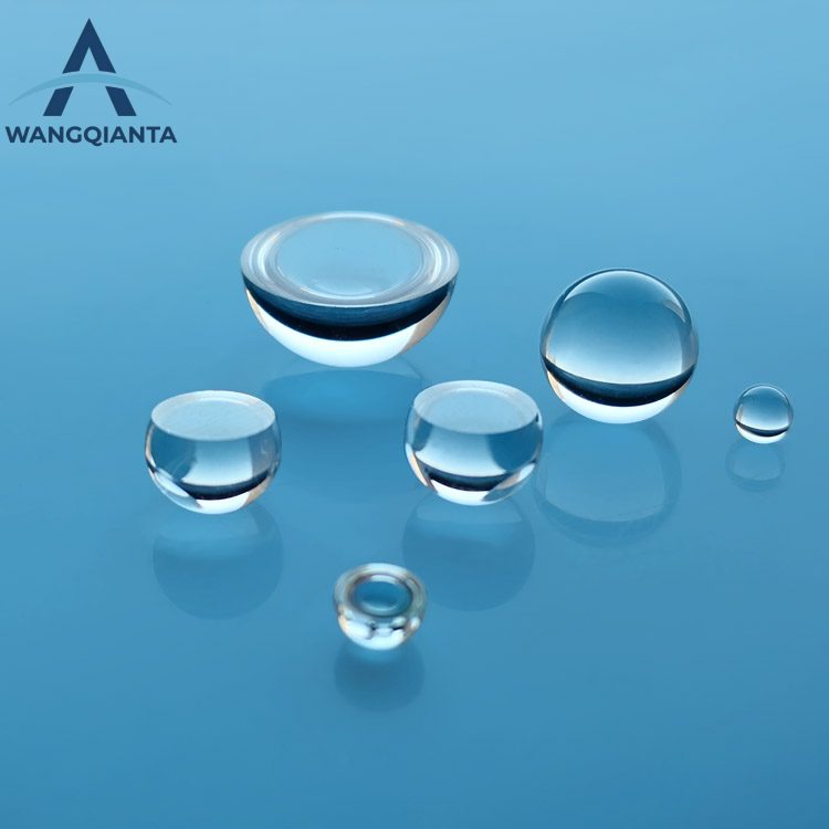 1 mm Fused Silica Hemisphere Lens, AR Coated — image 1