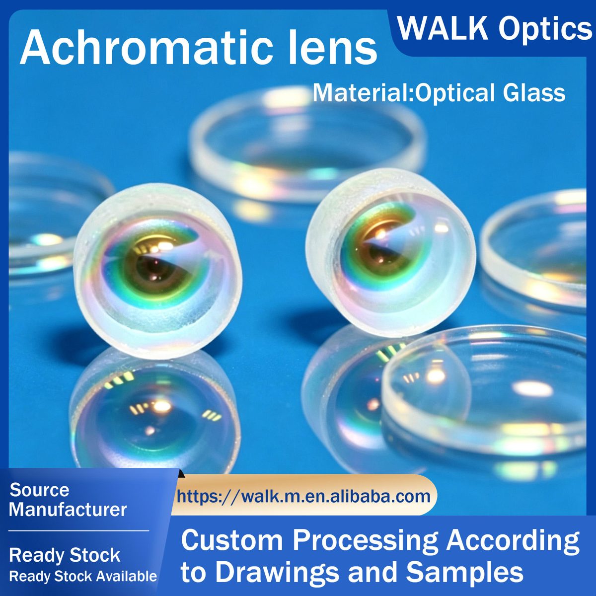 11 mm Fused Silica Meniscus Lens, AR Coated — image 1