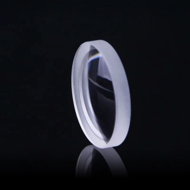 1x1 mm Fused Silica Meniscus Lens, AR Coated — image 1