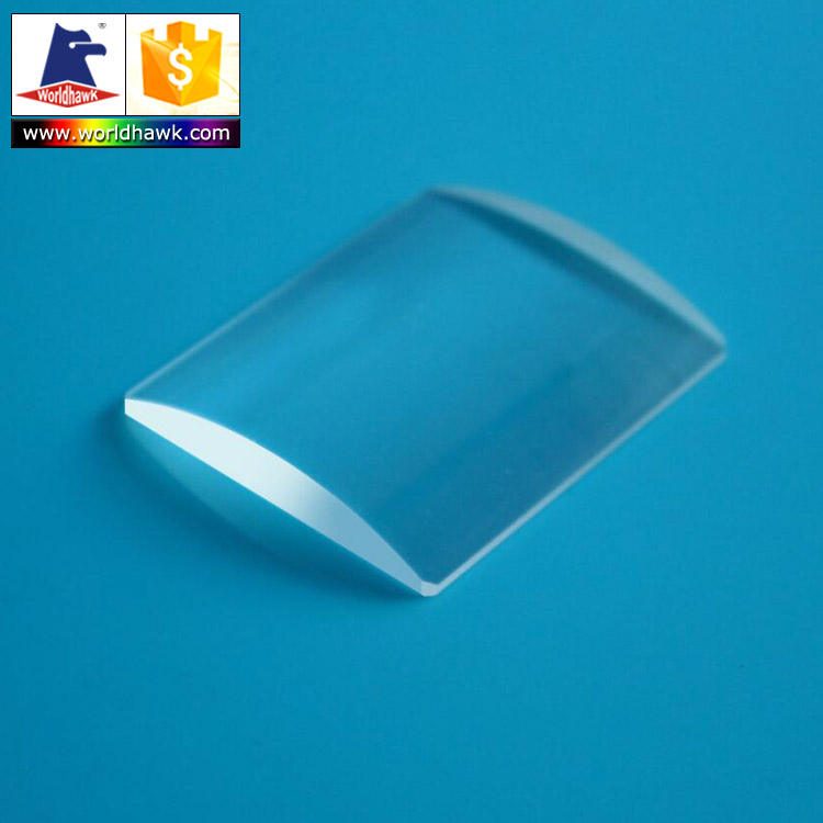 Custom Size Fused Silica Meniscus Lens, AR Coated — image 1