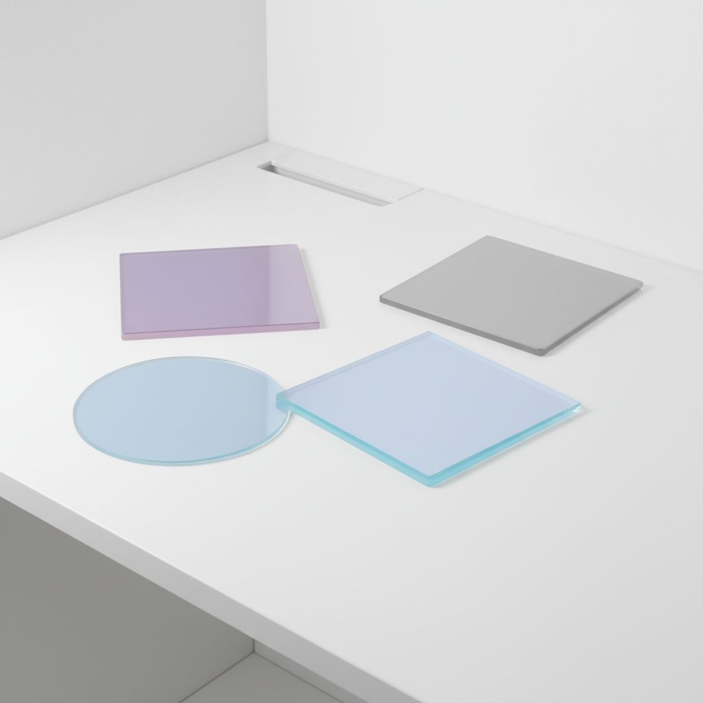 Custom Size Fused Silica Optical Filter — image 1