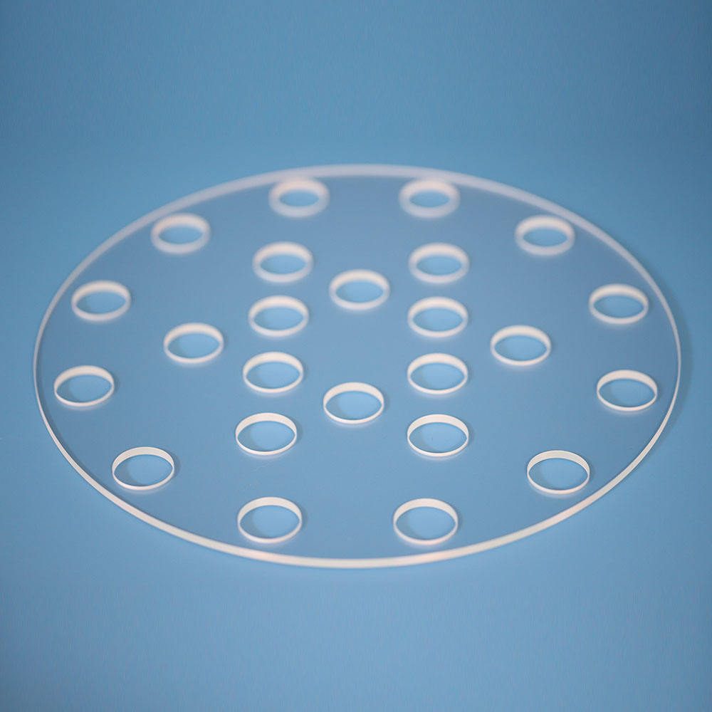 275 mm Fused Silica Optical Window, AR Coated — image 1