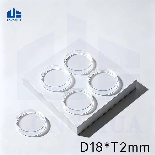 37 mm Fused Silica Optical Window, AR Coated — image 1