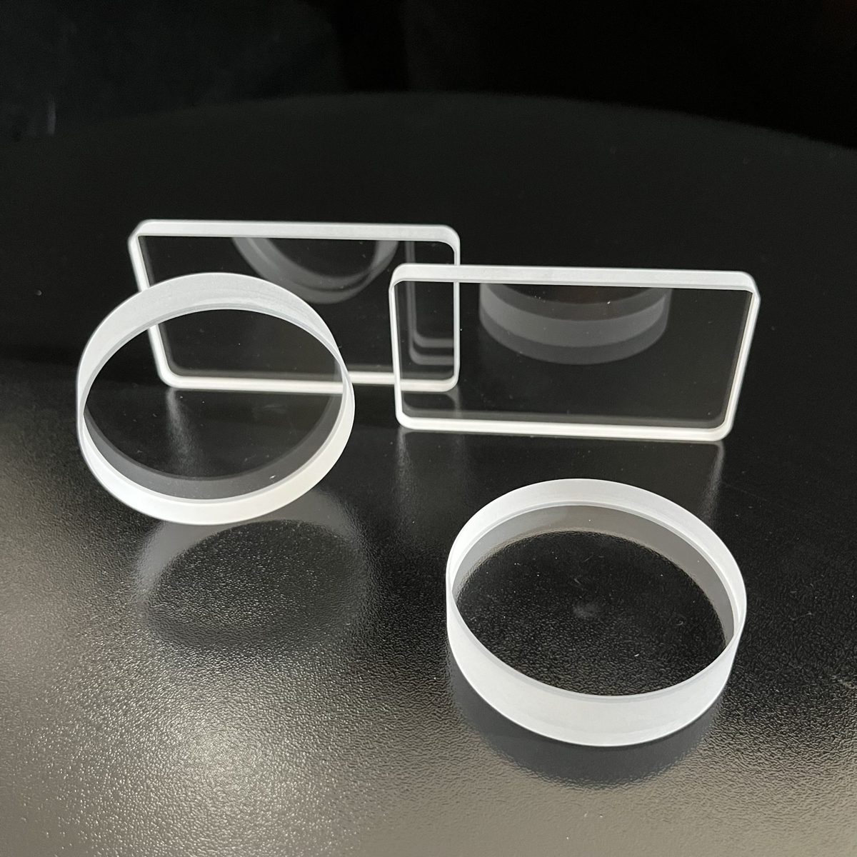 5x0.8 mm Fused Silica Optical Window — image 1