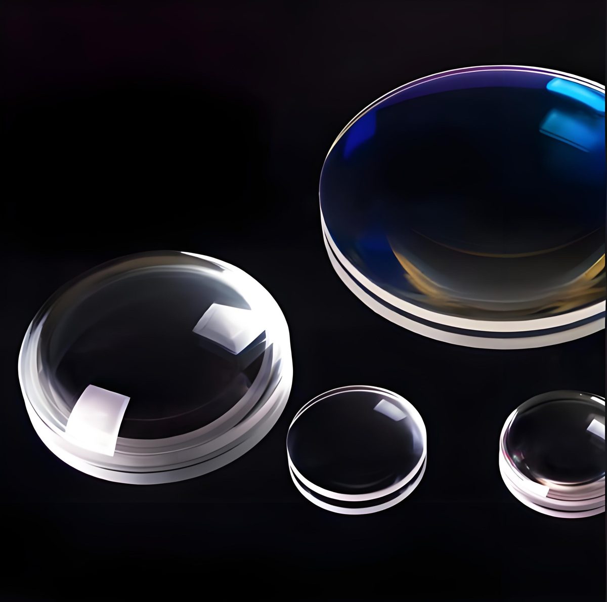 100 mm Fused Silica Plano-concave Lens, AR Coated — image 1