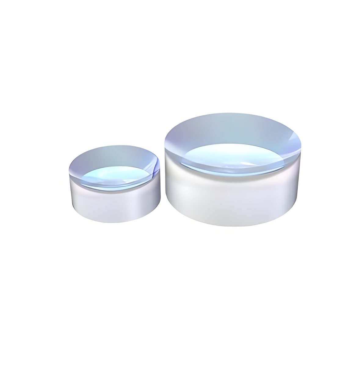 20x25 mm Fused Silica Plano-concave Lens, AR Coated — image 1