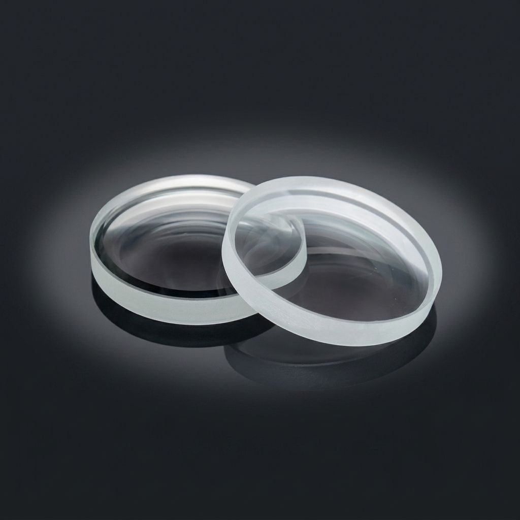 25.4x40 mm Fused Silica Plano-concave Lens, AR Coated — image 1