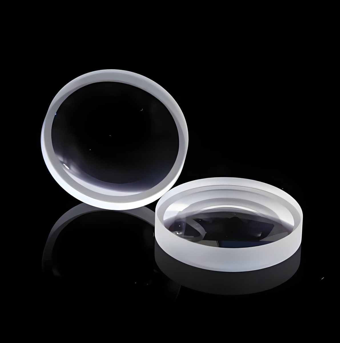 3 mm Fused Silica Plano-concave Lens, AR Coated — image 1