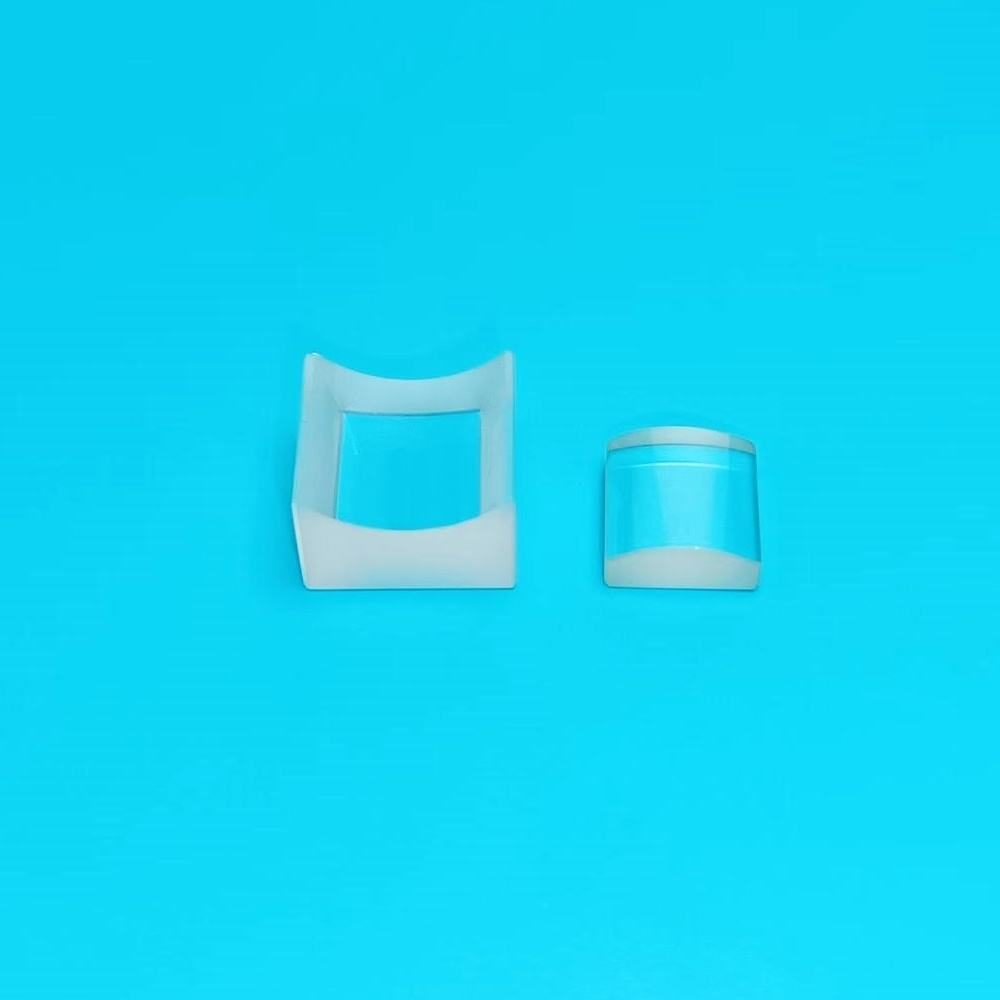 Custom Size Fused Silica Plano-concave Lens, AR Coated — image 1