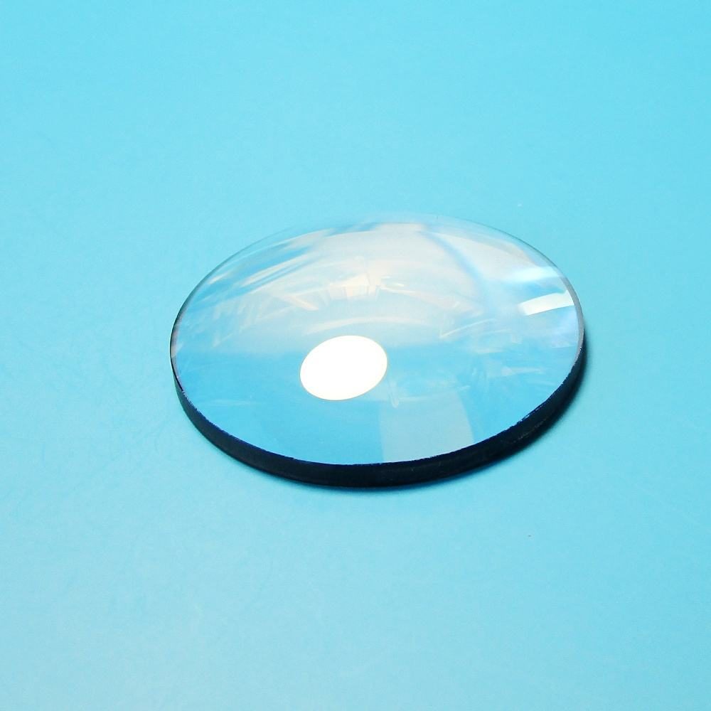 0.6x5 mm Fused Silica Plano-convex Lens, AR Coated — image 1