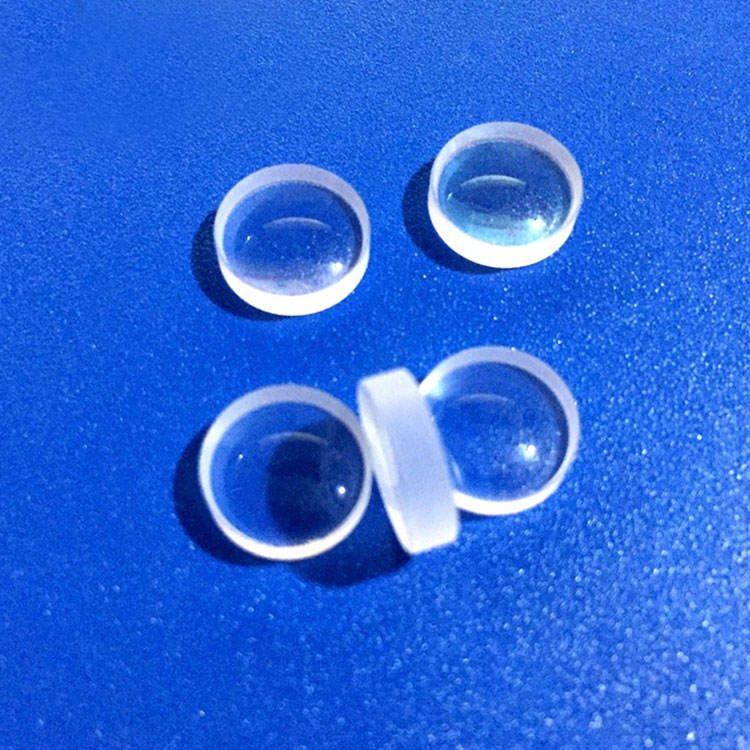 0.5 mm Fused Silica Plano-convex Lens, AR Coated